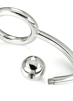 METAL HARD - PENISRING MIT ANAL-EINDRINGLINGSHAKEN 45 MM