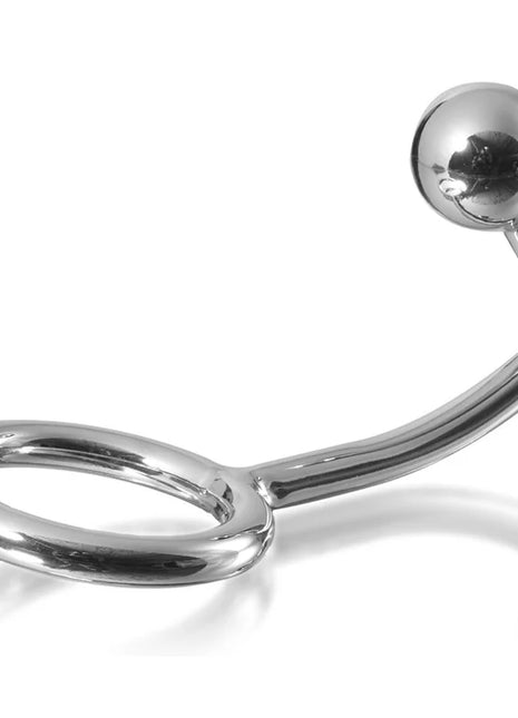 METAL HARD - PENISRING MIT ANAL-EINDRINGLINGSHAKEN 45 MM