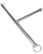 METAL HARD – T-Bar Spreizfesseln aus Edelstahl - Handfesseln