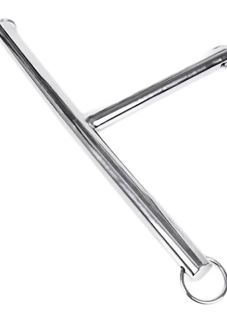 METAL HARD – T-Bar Spreizfesseln aus Edelstahl - Handfesseln