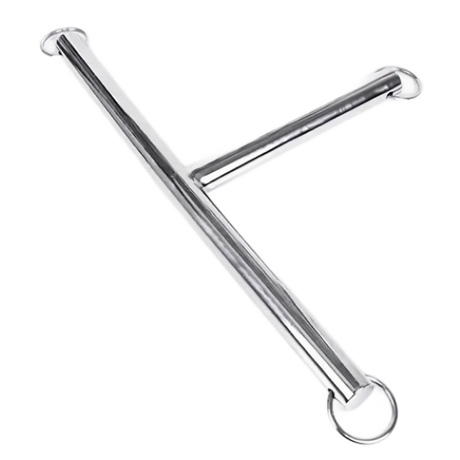 METAL HARD – T-Bar Spreizfesseln aus Edelstahl - Handfesseln