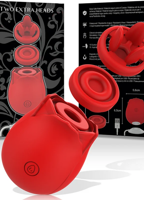 MIA - ZWEI-KÖPFE-KLITORALSTIMULATOR LUXUS-EDITION - DRUCKWELLENVIBRATOREN ohne Vibration