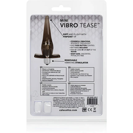 Mini vibro tease vibrator mit weicher, plüschiger spitze und elegantem metallic-körper für sanfte stimulierung