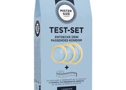 MISTER SIZE - TESTSET MIT 3 KONDOMEN IN VERSCHIEDENEN GRÖSSEN + MASSBAND - Kondom Set