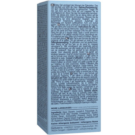 MISTER SIZE - VERZÖGERUNGSGEL 50 ML - Verzögerungsmittel