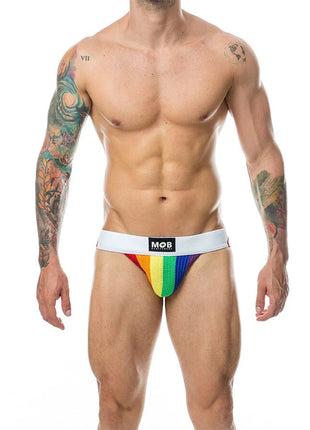 MOB - CLASSIC JOCK STRIPE RAINBOW GRÖSSE L - M
