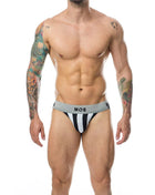 MOB - CLASSIC STRIPE WEISSER JOCK GRÖSSE L - L