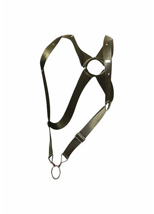 MOB - DNGEON CROSS BACK HARNESS GRÜN EINHEITSGRÖSSE