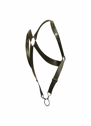 MOB - DNGEON CROSS BACK HARNESS GRÜN EINHEITSGRÖSSE
