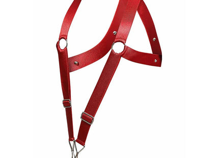 MOB - DNGEON CROSS BACK HARNESS ROT EINHEITSGRÖSSE