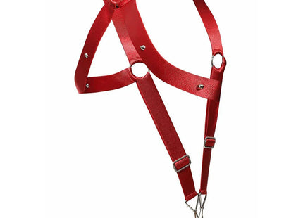 MOB - DNGEON CROSS BACK HARNESS ROT EINHEITSGRÖSSE