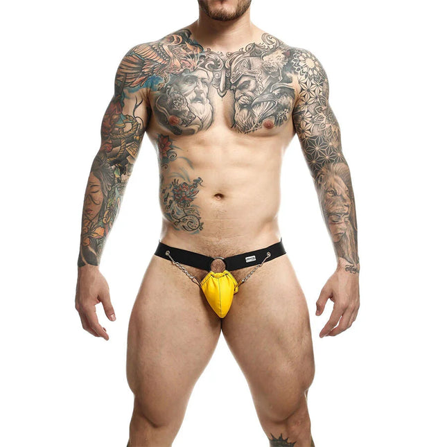 MOB - DNGEON GELB JOCKSTRAP MIT KETTEN EINE GRÖSSE