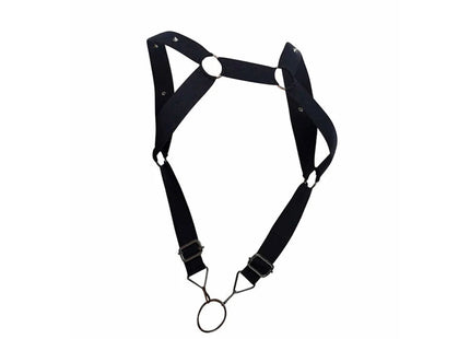 MOB - DNGEON HARNESS MIT GERADEN RÜCKEN SCHWARZ EINHEITSGRÖSSE