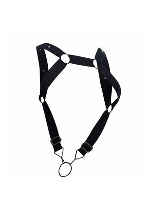 MOB - DNGEON HARNESS MIT GERADEN RÜCKEN SCHWARZ EINHEITSGRÖSSE