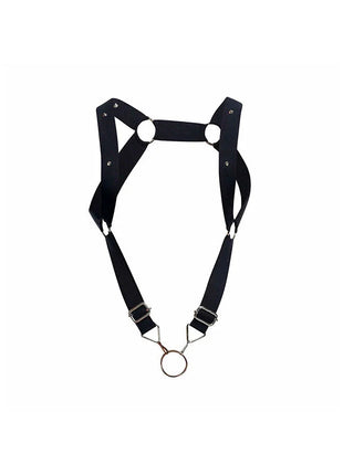 MOB - DNGEON HARNESS MIT GERADEN RÜCKEN SCHWARZ EINHEITSGRÖSSE