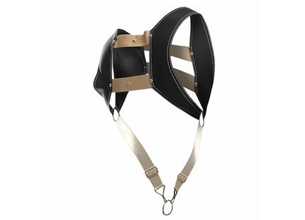 MOB - DNGEON HARNESS MIT GOLDENEM PENISRING EINE GRÖSSE