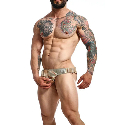 MOB - DNGEON JOCKSTRAP GOLDENER COCKRING EINE GRÖSSE