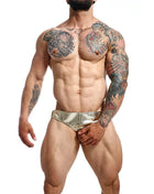 MOB - DNGEON JOCKSTRAP GOLDENER COCKRING EINE GRÖSSE