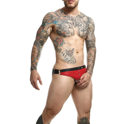 MOB - DNGEON JOCKSTRAP ROTER COCKRING EINE GRÖSSE
