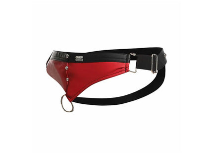 MOB - DNGEON JOCKSTRAP ROTER COCKRING EINE GRÖSSE