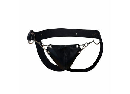 MOB - DNGEON JOCKSTRAP SCHWARZER DRUCK EINE GRÖSSE