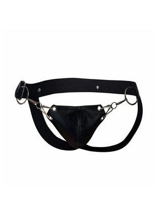 MOB - DNGEON JOCKSTRAP SCHWARZER DRUCK EINE GRÖSSE