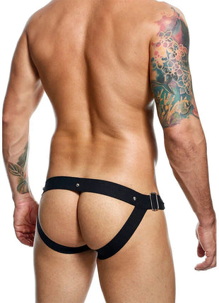 MOB - DNGEON JOCKSTRAP SCHWARZER DRUCK EINE GRÖSSE