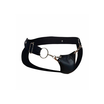 MOB - DNGEON JOCKSTRAP SCHWARZER DRUCK EINE GRÖSSE