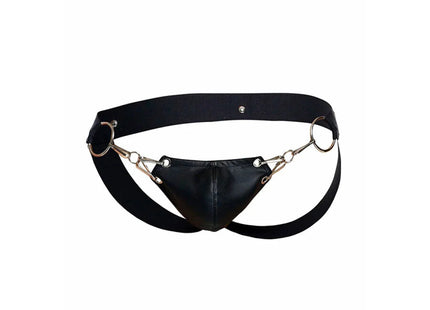 MOB - DNGEON JOCKSTRAP SCHWARZER DRUCK EINE GRÖSSE