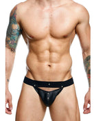 MOB - DNGEON JOCKSTRAP SPORTSMAN SCHWARZ EINE GRÖSSE