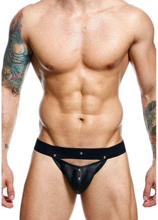 MOB - DNGEON JOCKSTRAP SPORTSMAN SCHWARZ EINE GRÖSSE