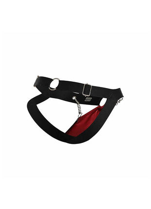 MOB - DNGEON ROTER JOCKSTRAP MIT KETTEN EINE GRÖSSE