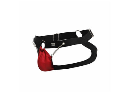 MOB - DNGEON ROTER JOCKSTRAP MIT KETTEN EINE GRÖSSE