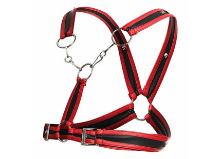 MOB - DNGEON ROTES HARNESS MIT KETTEN EINE GRÖSSE