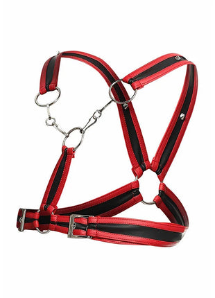 MOB - DNGEON ROTES HARNESS MIT KETTEN EINE GRÖSSE