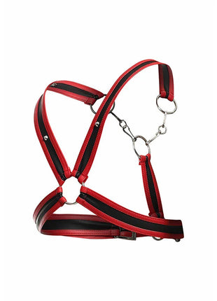 MOB - DNGEON ROTES HARNESS MIT KETTEN EINE GRÖSSE