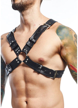MOB - DNGEON SCHWARZER HARNESS-GÜRTEL EINHEITSGRÖSSE X