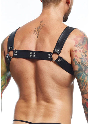 MOB - DNGEON SCHWARZER HARNESS-GÜRTEL EINHEITSGRÖSSE