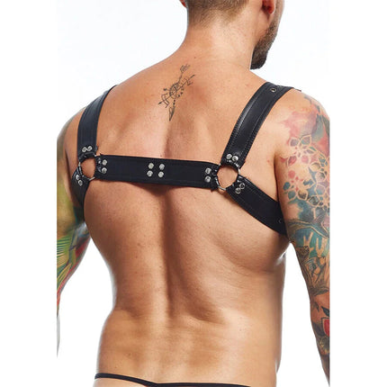 MOB - DNGEON SCHWARZER HARNESS-GÜRTEL EINHEITSGRÖSSE
