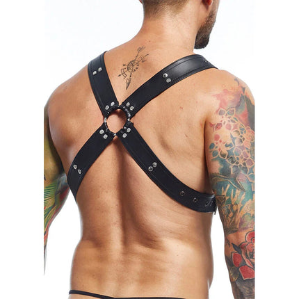 MOB - DNGEON SCHWARZER HARNESS-GÜRTEL EINHEITSGRÖSSE X