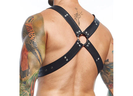 MOB - DNGEON SCHWARZER HARNESS-GÜRTEL EINHEITSGRÖSSE X