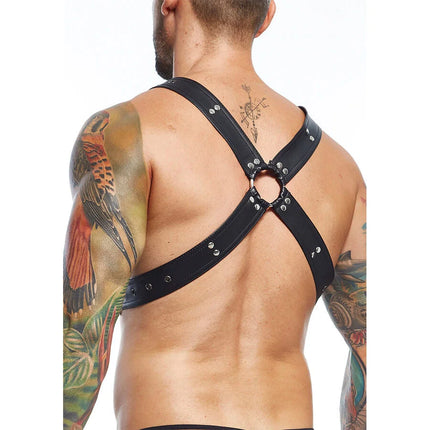 MOB - DNGEON SCHWARZER HARNESS-GÜRTEL EINHEITSGRÖSSE X