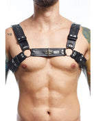 MOB - DNGEON SCHWARZER HARNESS-GÜRTEL EINHEITSGRÖSSE