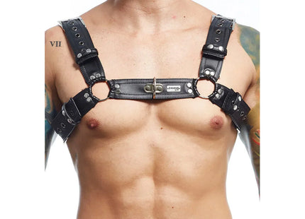 MOB - DNGEON SCHWARZER HARNESS-GÜRTEL EINHEITSGRÖSSE