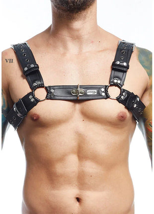 MOB - DNGEON SCHWARZER HARNESS-GÜRTEL EINHEITSGRÖSSE