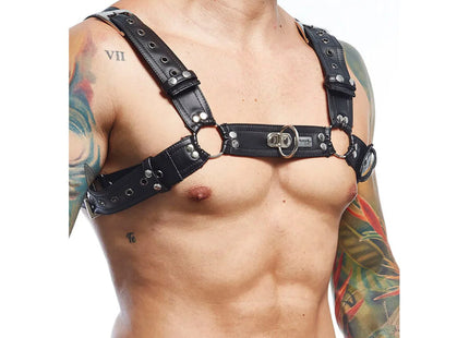 MOB - DNGEON SCHWARZER HARNESS-GÜRTEL EINHEITSGRÖSSE
