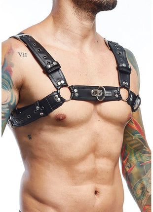 MOB - DNGEON SCHWARZER HARNESS-GÜRTEL EINHEITSGRÖSSE