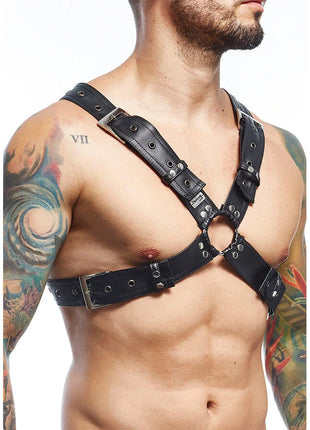 MOB - DNGEON SCHWARZER HARNESS-GÜRTEL EINHEITSGRÖSSE X