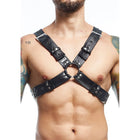 MOB - DNGEON SCHWARZER HARNESS-GÜRTEL EINHEITSGRÖSSE X