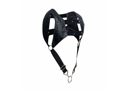 MOB - DNGEON SCHWARZES HARNESS MIT OBEREM COCKRING EINE GRÖSSE